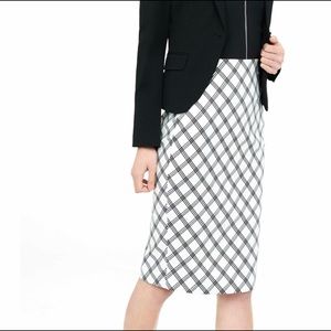 Triple Windowpane Pencil Skirt!
